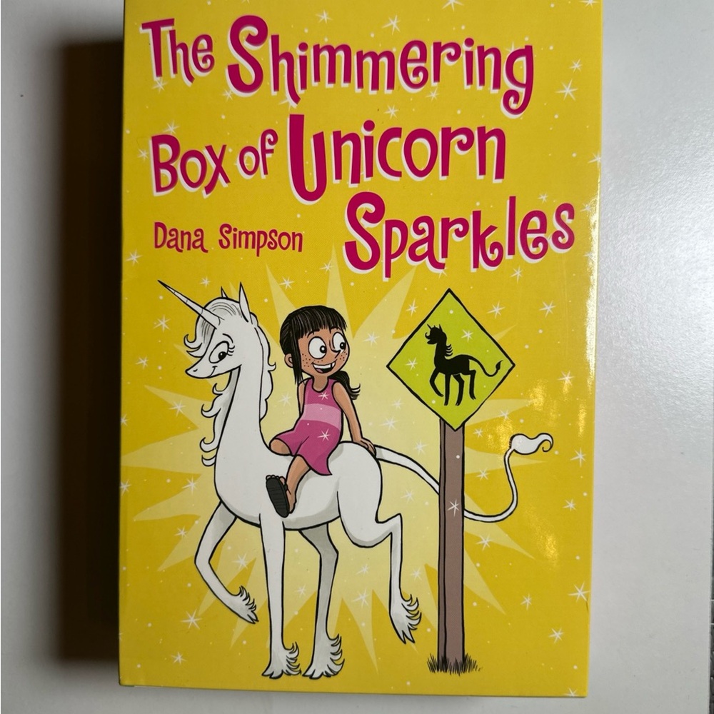 The Shimmering Box of Unicorn Sparkles - Yellow Cover